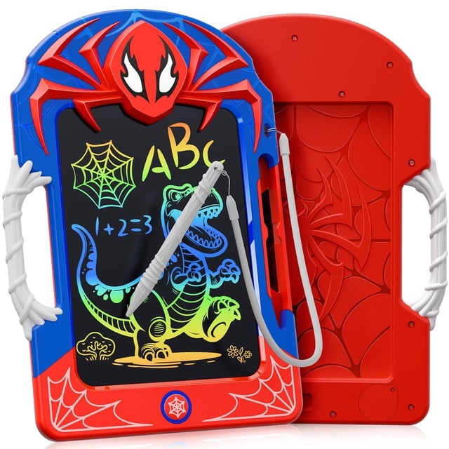 Tableta de Escritura LCD DEOZHANG con Stylus y Agarre con Diseño de Telaraña para Niños
