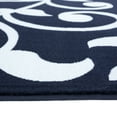 thumbnail image 6 of SUSSEXHOME Leaves Collection 5'x7' Navy&White Area Rug, Extra Soft and Comfy Carpet, Area Rugs for Kitchen, Living Room Rug, Runner Rug, Indoor Rugs for Bedroom, Machine Rug for Kids Rug, Area Rug, 6 of 7