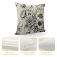 thumbnail image 4 of COMIO  Throw Pillow Covers Vintage Floral with Victorian Bouquet of Flowers on Garden Roses Tulips Delphinium Petunia Cushion Pillow Case, 4 of 5