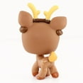 thumbnail image 4 of Mini Pet Toy Deer #670 with Headwear Accessory Collectible Little Animal Figurine Toys, 4 of 7