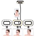 thumbnail image 3 of Soporte ajustable innovador universal de la luz del relleno de la belleza del soporte del teléfono móvil de la manguera del metal negro, 3 of 8