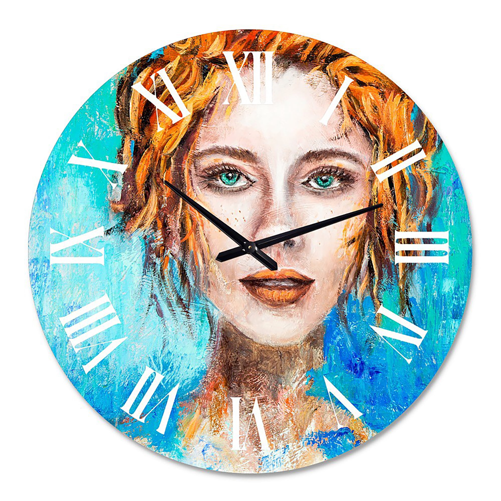 Designart 1 in Modern,Contemporary Wall Clock