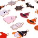 thumbnail image 4 of 23 Piezas Colorido Halloween Metal Encanto Decoración Formas Vívidas Amplias Aplicaciones DIY Hacer Halzgos, Cabaza Murciégo Accesorio SOLEDAD colgantes del encanto, 4 of 7