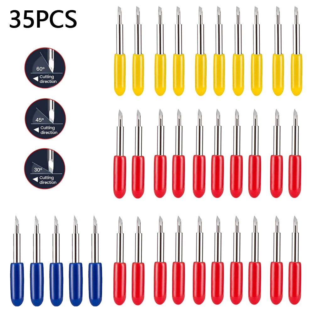 HOTBEST 35pcs 30 45 60 Degree Roland Cricut Cutting Plotter Vinyl