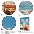 thumbnail image 3 of Designart "Miami s Pink Beach Chairs II" Nautical & Beach Floater Framed Canvas Wall Art, 3 of 7