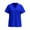 Blue, variant on Uaswgudfs Women's Casual Office Attire Loose Fit V-Neck Short Sleeve Tunic Blouse with Functional Pockets