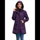 thumbnail image 5 of Chaquetas Softshell Impermeables para Mujer, Abrigos Cálidos con Forro y Capucha, Chaqueta Impermeable Larga. Oscuro L, 5 of 8