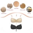 thumbnail image 4 of Sticky Bra 2 Pairs Strapless Backless Bra Adhesive Invisible Lift Up Bra Push Up Bra For Backless Dress, 4 of 5