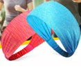 thumbnail image 1 of Diadema antideslizante para mujeres, hombres, niñas y niños, banda ancha que absorbe la humedad y elástica para deportes, para entrenamiento, yoga, correr, fitness, bicicleta, 2 unidades, 1 of 5