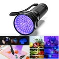 thumbnail image 5 of UV Flashlight Led Blacklight Flashlight, Powerful Fluorescent Portable Mini Detector for Pet Urine Stains, Uranium Glass, Money, Resin Curing (3 AA Batteries Required), 5 of 7