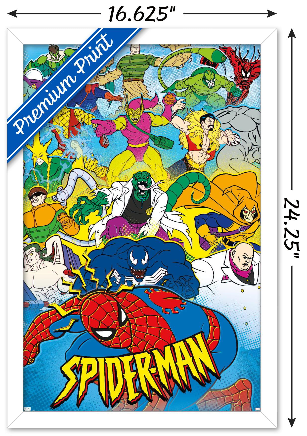 Marvel Comics - Spider-Man - 90s Animated Wall Poster, 