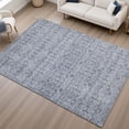 thumbnail image 6 of Addison Rugs Mayfield Premium Machine Washable Transitional Stripes Blue Rectangle Rug, 3' x 5', 6 of 6