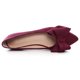 thumbnail image 5 of Zapatillas de ballet TN TANGNEST para mujer, ante rojo vino, talla 39 (7.5), elegantes, 5 of 7