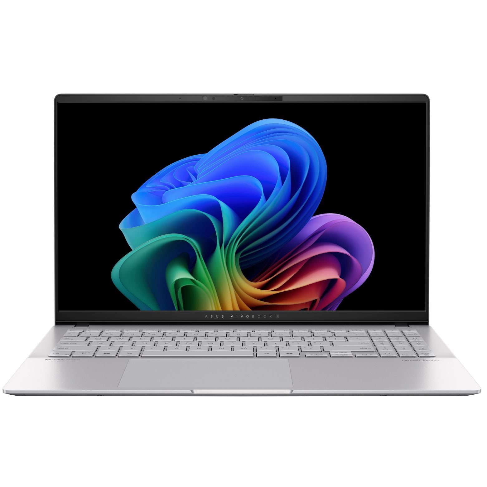 ASUS Vivobook S 15 15.6" 3K OLED Snapdragon X Elite X1E 78 100 16GB 512GB SSD Qualcomm Adreno Windows 11 Home Laptop Silver - S5507QA-CB91-CB