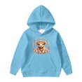 thumbnail image 4 of SJLDQY Girls Hoodies Cute Highland Cow Graphic Hooded Sweatshirts for Girls Long Sleeve Hoodie Fall Winter Casual Pullover Tops with Pockets, 4 of 4