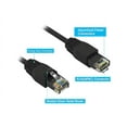 thumbnail image 2 of Nippon Labs 25Ft Cat6A UTP Ethernet Network Booted Cable, 24AWG 25 Feet Gigabit LAN Network Cable RJ45 High Speed Patch Cable, Black, 60CAT6A-25BK, 2 of 3