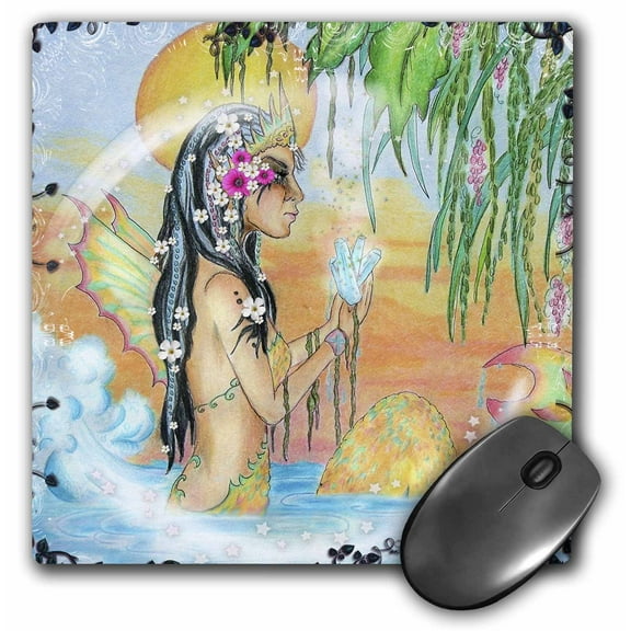 3dRose, Aquamarine Tides, MousePad