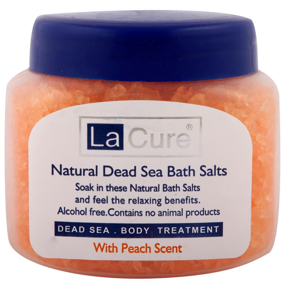 La Cure Natural Dead Sea Mineral Bath Salts (1.2lb) Peach