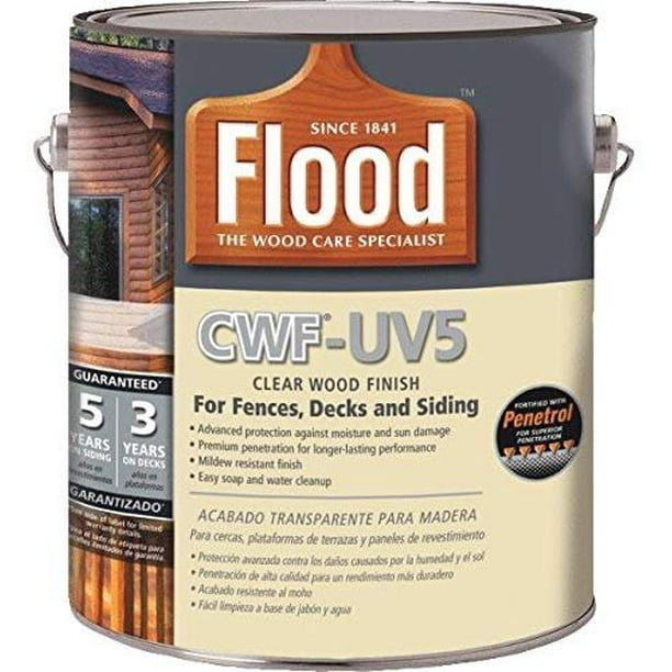 Flood CwfUv5 Wood Finish Oil Base Natural 1 Gal