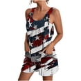 thumbnail image 2 of LEBONYARD Womens Shorts $5,Women's Shorts for a Stylish Look,,Women's Summer Comfortable Casual Suspender Printing Shorts Pocket Jumpsuit Shorts, 2 of 5