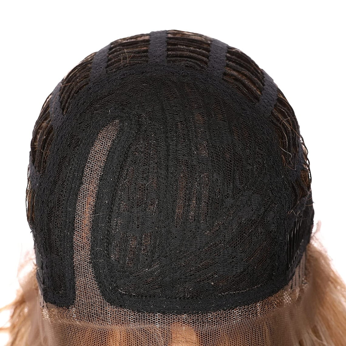 Onedor 9.5 Inch Side Part Lace Front Relaxed Straight Bob Wig (Medium Brown Evenly Blended with Warm Medium Brown)