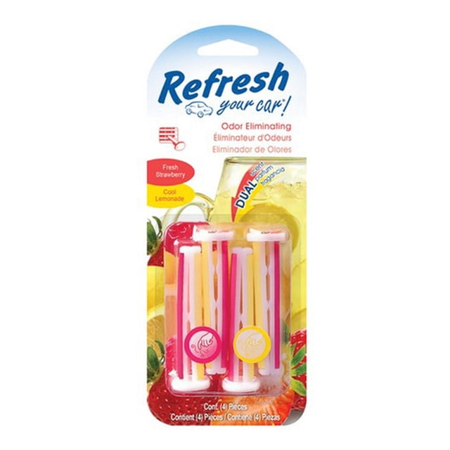 Aromatizante Ambiental Refresh para Auto Rvbp-4straw