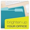 thumbnail image 6 of TiaGOC Two-Tone Color File Folders, Letter Size, 1/3 Cut, Teal, 100 Per box (152 1/3 TEA), 6 of 7
