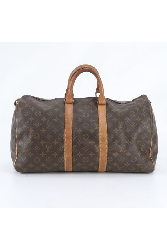 Pre-Owned Louis Vuitton Monogram Keepall 45 M41428 Leather Boston Handbag Tote Bag Carry-on for...