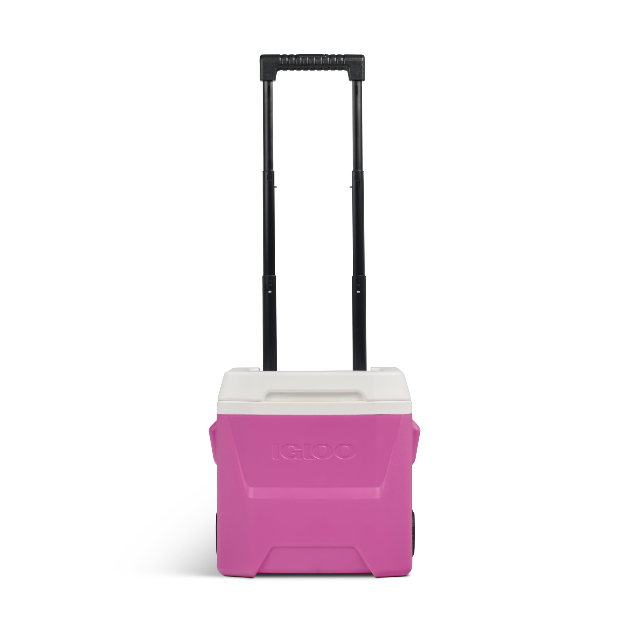 Igloo 16 QT Laguna Hard Side Ice Chest Cooler with Wheels, Pink