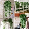 thumbnail image 3 of QHUDLV Artificial Plants Decor Green Silk Hanging Vines Fake Leaf Garland Leaves Party Room Garden Decoration For Wedding, 3 of 9