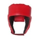 thumbnail image 5 of Casco de boxeo con protección facial completa, acolchado grueso de cuero PU para la frente. Adultos rojos, 5 of 9