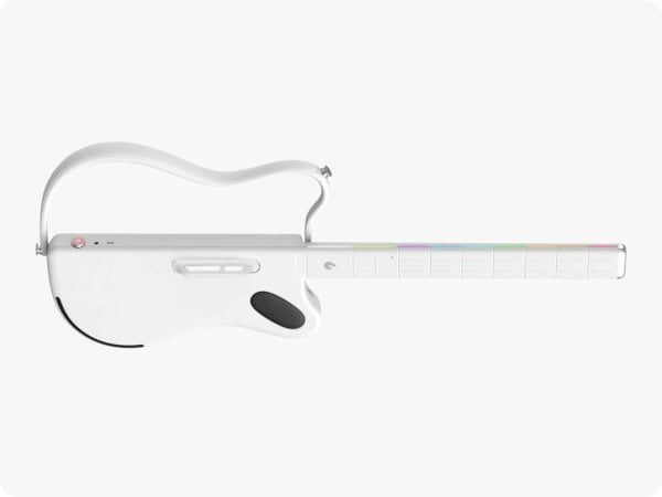 Lava Music Lava ME 3 36 inch Smart Guitar in White with Case