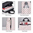 thumbnail image 3 of Yiaed Heartbeat Symbol Print Lightweight Backpack Travel Backpacks Hiking Daypack for Women Men, 3 of 5