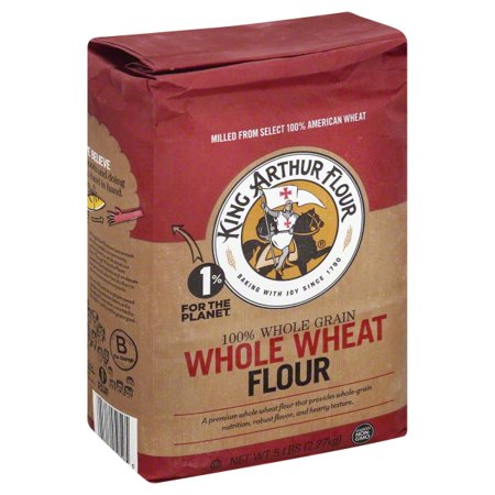 King Arthur Flour 100% Premium Whole Wheat Flour 5 lb. Bag