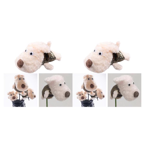 Soidarity Funda para cabeza de conductor de alta protección para entusiastas del Golf, Club con forma de cachorro, regalo familiar, resistente a Numero 1 2Conjunto
