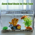 thumbnail image 6 of Unique Bargains Aquarium Coral Reef Decor Artificial Coral Reef Decor for Goldfish Fish Tank 4.72"x2.76"x3.74" Orange, 6 of 6