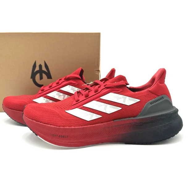Ad-id-as Mahomes Ultraboost 5X Men's Size 12 Running Shoes JQ2368 Red Grey