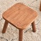 thumbnail image 4 of 1 Taburete para Cambiar Zapatos de Madera Maciza, Pequeño Color Nogal, para Sala de Estar, Entrada, Baño, Dormitorio y Cocina., 4 of 5