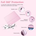 thumbnail image 6 of 7-Color Backlit Bluetooth Keyboard Folio with Pencil Holder for 11-inch iPad Air M2/M3/M4 (2024/2025/2026), iPad Air 4th & 5th Generation，Pink, 6 of 16