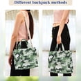 thumbnail image 4 of FORMRS Womens Corduroy Tote Bag Crossbody Shoulder Handbag with Pocket, Army Green Camouflage Pattern, 4 of 7