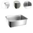 thumbnail image 6 of oshhni Cat Stainless Steel Bedpan Splashproof Open Top Sturdy Sand Basin Height 15cm, 6 of 9