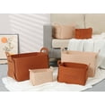 thumbnail image 6 of REGALWOVEN 3 Pack Storage Cube, Storage Bin with Handles for Shelves Closet, Collapsible Storage Basket for Organizing Clothes Books Beige 7.1*5.1*4.3in, 6 of 6