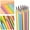 Pink, variant on Carpenter Pencils, Construction Pencils, Red Flat Carpenter Pencil, Woodworking Pencil, Wood Pencils, Bold Black Lead Woodworking Marking Pencil with Non-Roll Hexagonal Body 1Pcs