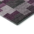thumbnail image 4 of Addison Rugs Mayfield Washable Transitional Geometric Merlot Rectangle Rug, 8' x 10', 4 of 6