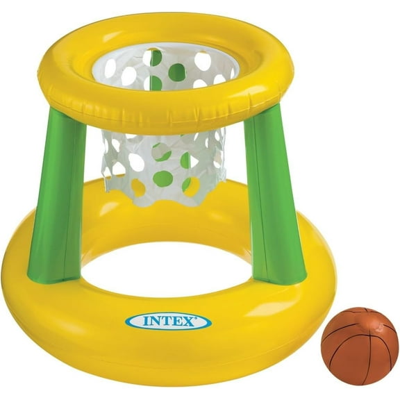 Intex 58504EP Floating Hoops Basketball Game Multi-Color, Great Summer Pool Game