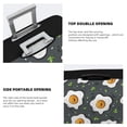 thumbnail image 5 of Kdxio Cute Poached Eggs Pattern Luggage Cover for Travel,Elastic and Durable,Fits 18-32 Inch,-No luggage included, 5 of 8