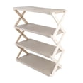 thumbnail image 1 of Foldable Shoe Rack, Shoe Storage Stand, Stable Shelf with Strong Load Bearing Capacity, Compact Size for Hallway or Stairwell, Multifunctional Shoes Organizer, 1 of 7