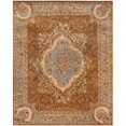 thumbnail image 4 of Safavieh Empire 5' X 8' Hand Tufted Wool Rug in Blue and Brown, 4 of 7