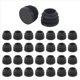 thumbnail image 3 of Mesa Redonda Silla Pata Tubo Inserto Tapa Final 19Mm Dia 30Pcs Negro, 3 of 5