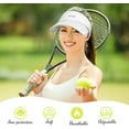 thumbnail image 6 of Summer Sun Visor Hat - Women Adjustable Golf Cap with Retractable Brim, UV Protection Beach/Tennis Sport Hat, 6 of 7